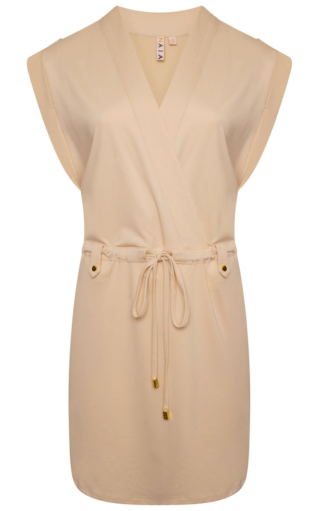 V Neck Kaftan With Wrap Detail