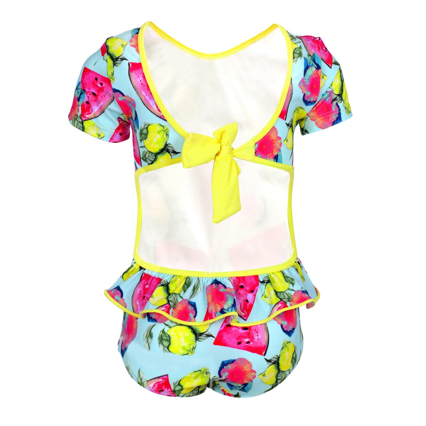 Load image into Gallery viewer, Kids Swimsuit with Ruffles
