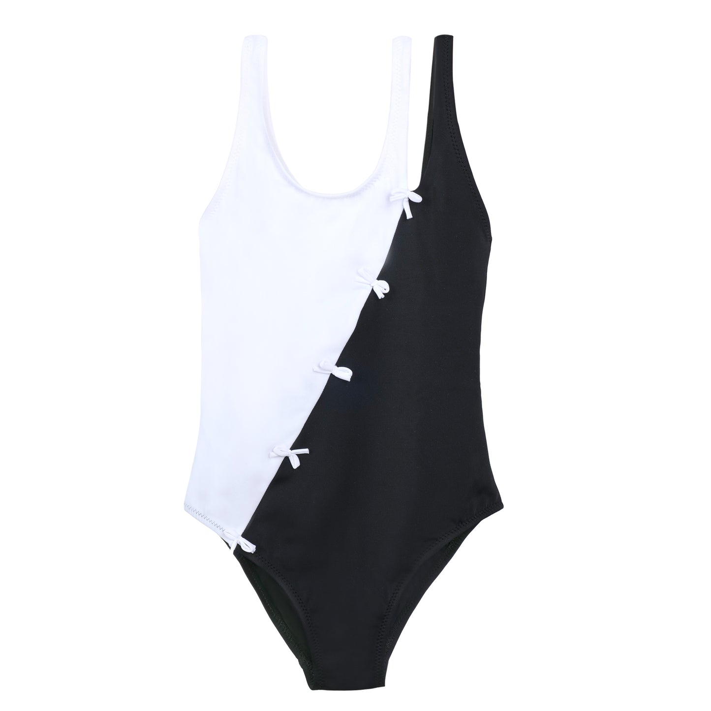 Girls Swimsuit with Tiny Bow Detail