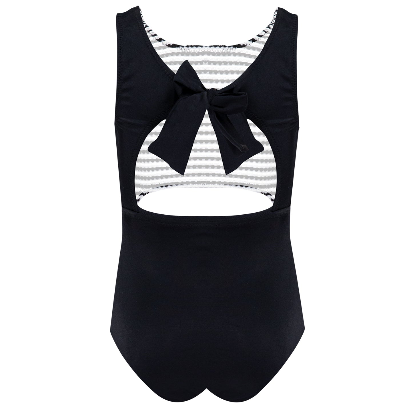 Girls One Piece Cut Out Swimsuit
