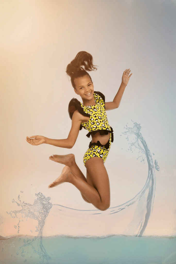 Nessi Byrd Swimsuit in Yellow