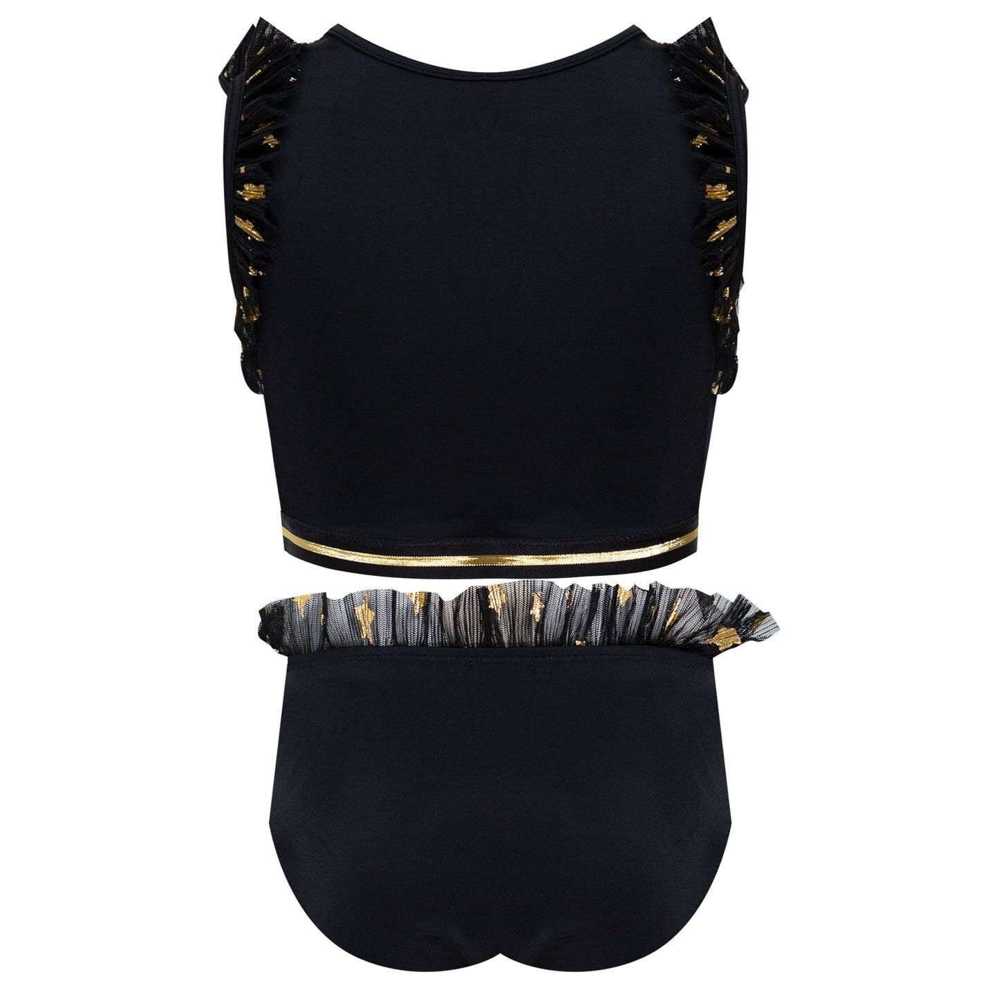 Girls Bikini With Frill Bottoms