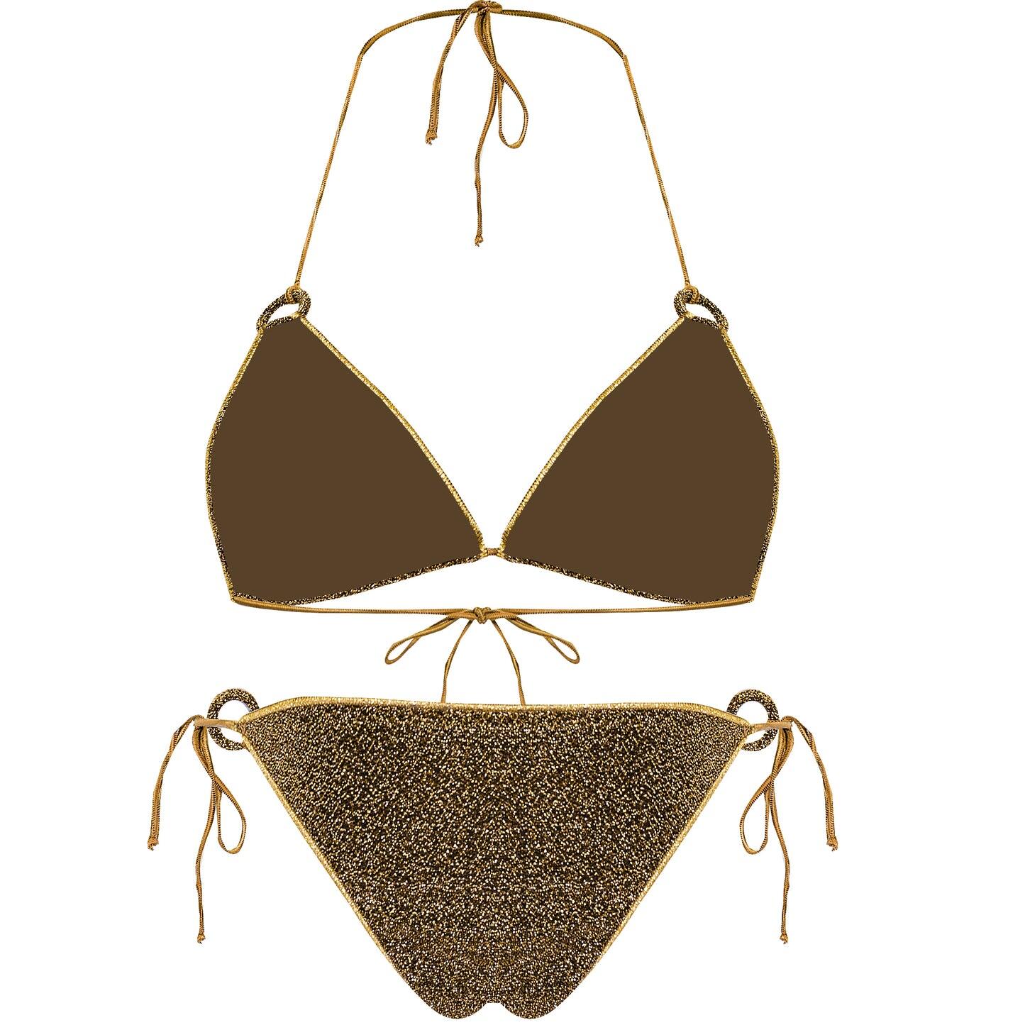 Lumiere Ring Microkini Bikini Set Sand - Bikini