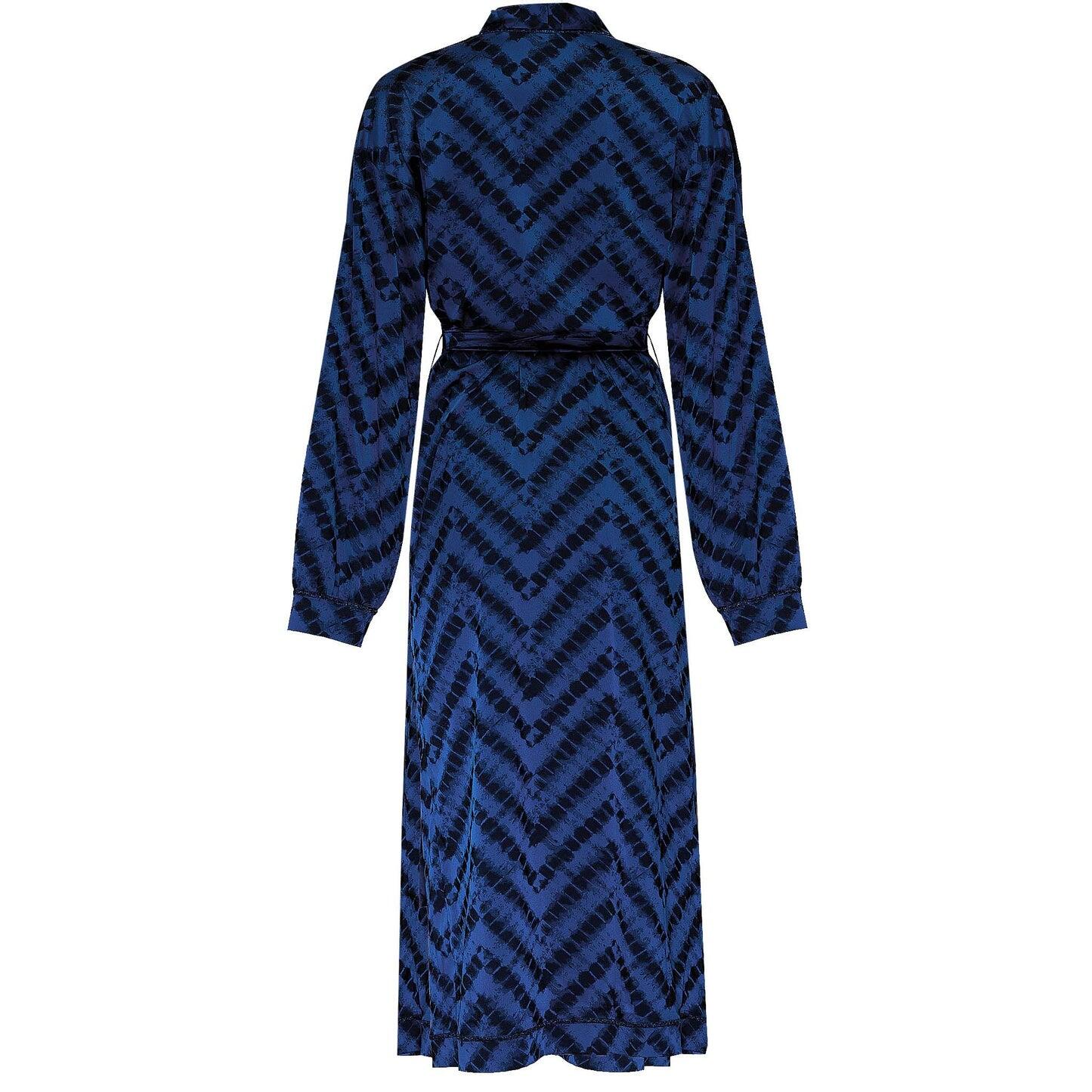 Safari Kaftan Mystic Jacquard Blue - Kaftan