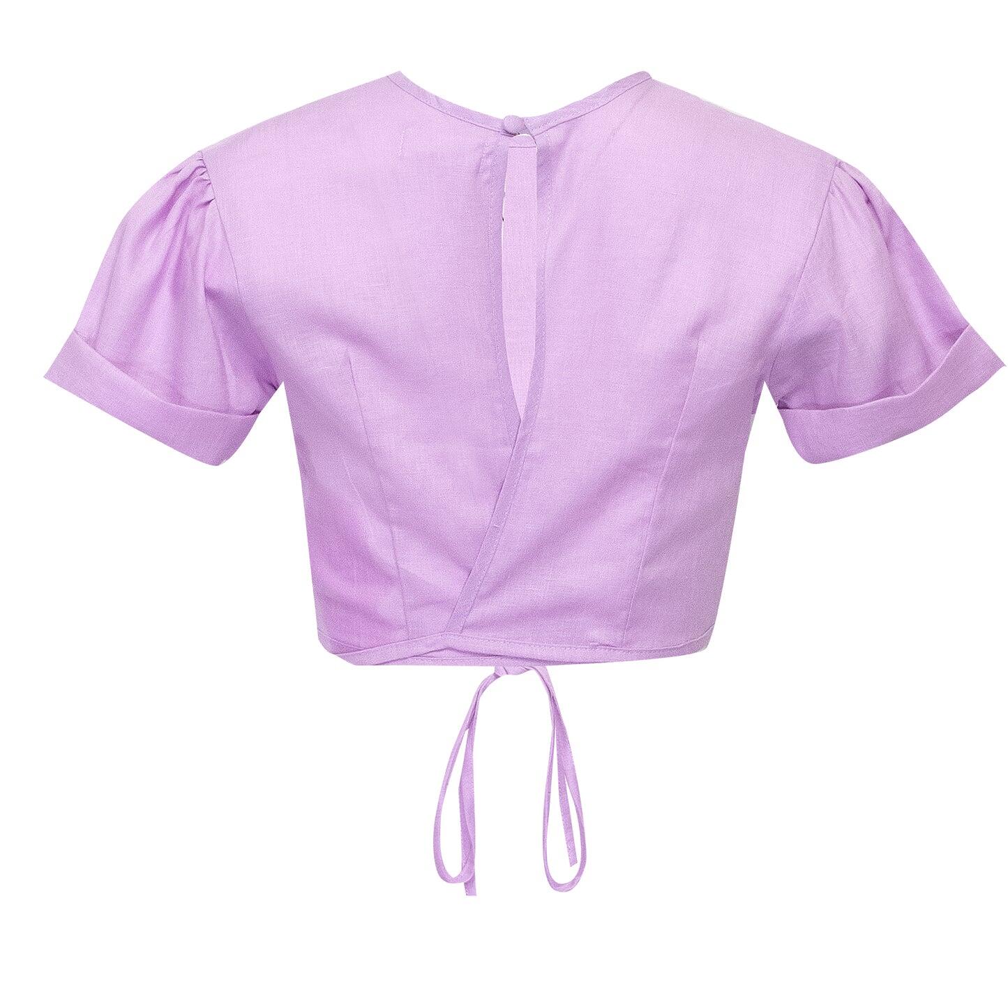 Double Crossed Top Lilac Breeze - Top