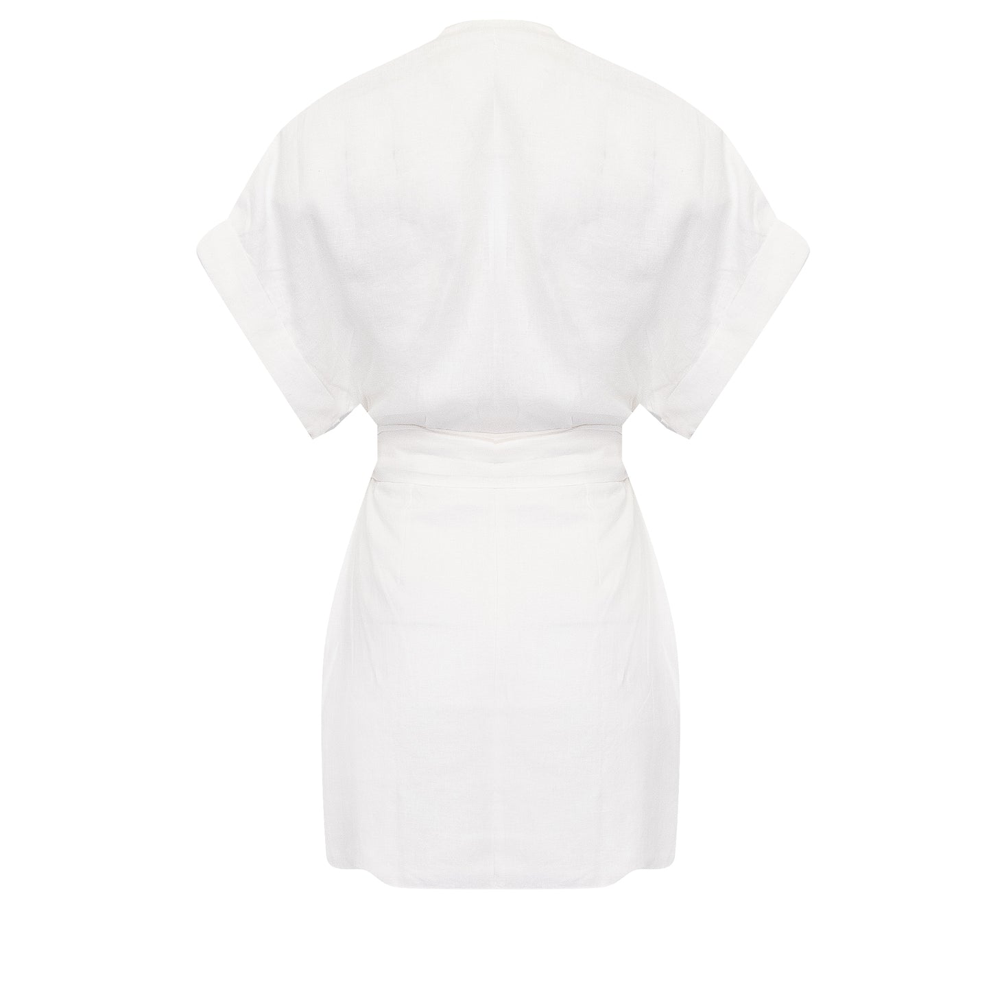 Patina Wrap Dress Off White