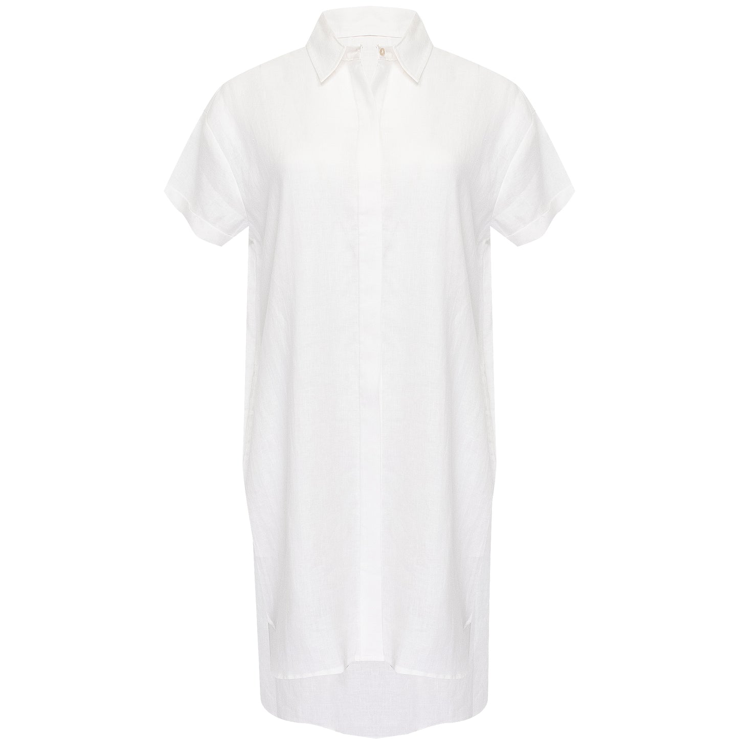 Sun Shirt Dress Long Off White