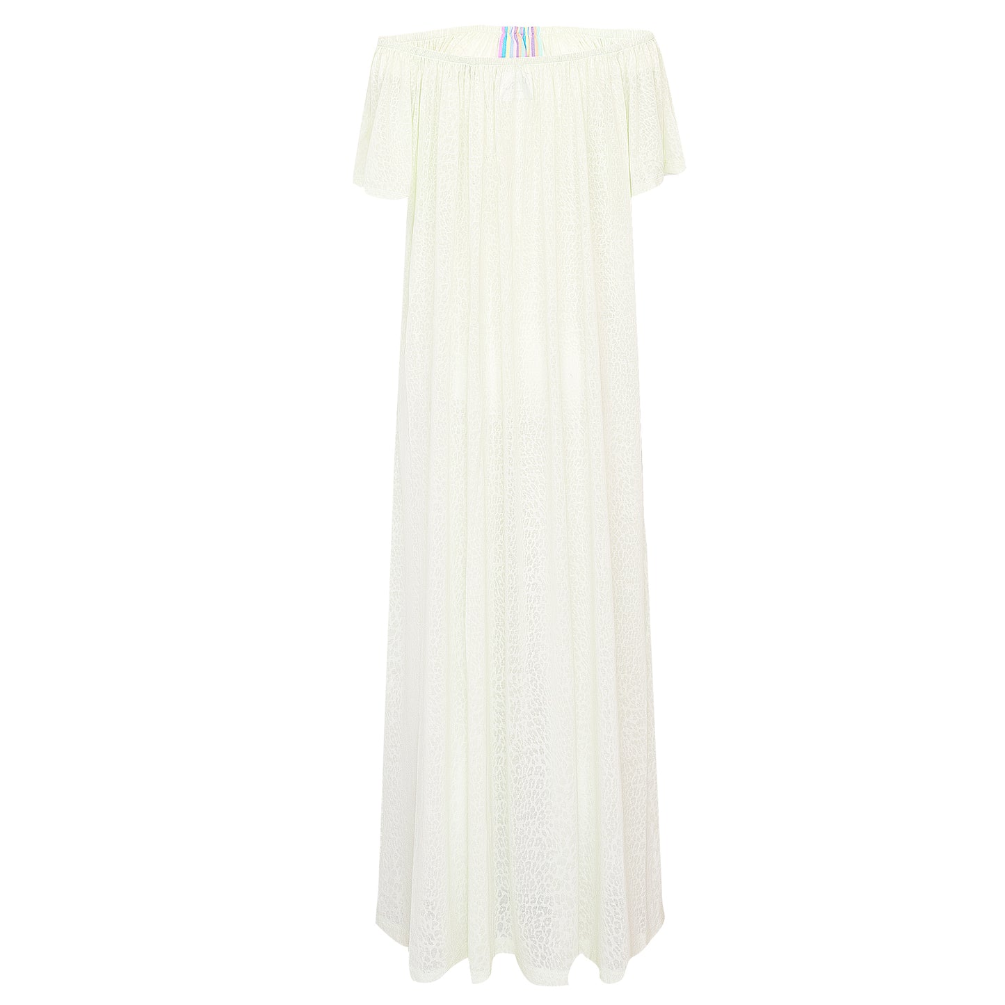 Woman wearing Chic Beach Kaftan Soft Mint