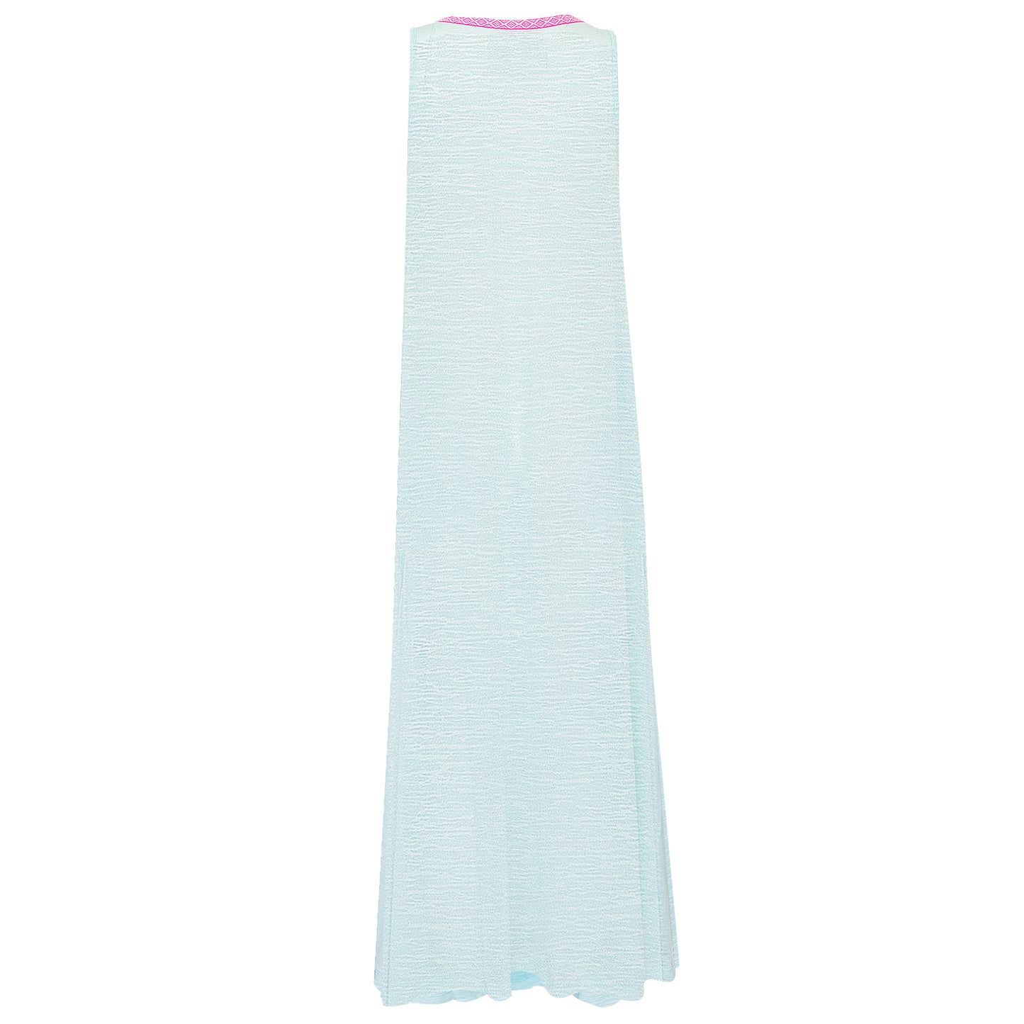 V-Neck Flare Maxi Dress Aqua - Cover Up