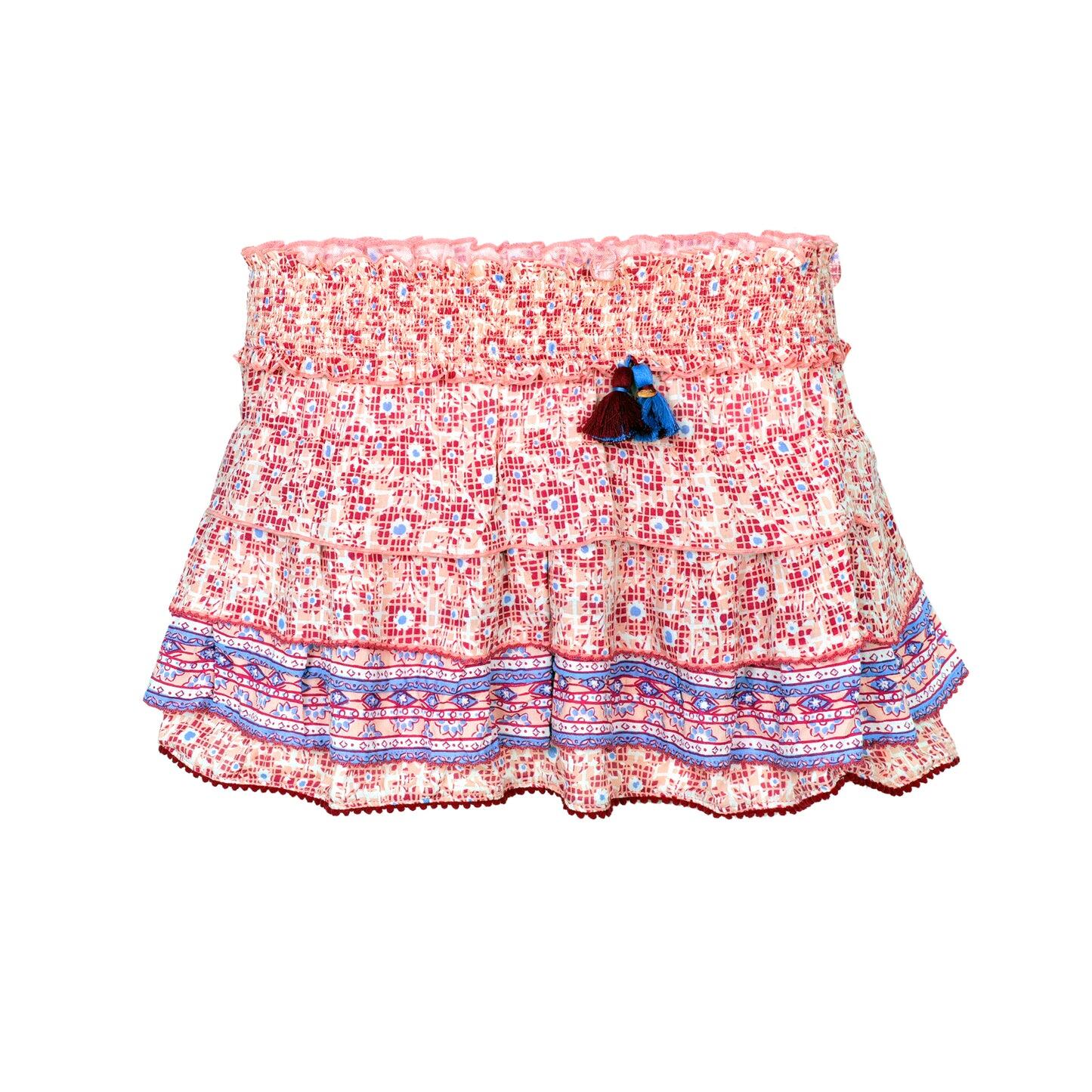 Kids Ariel Mini Skirt Pink Je T'aime