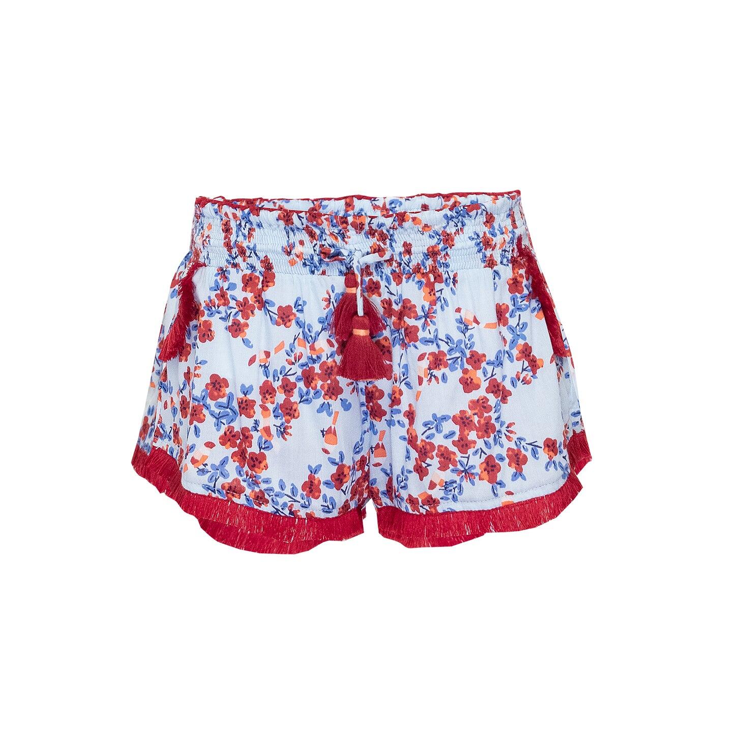 Lulu Boxer Short Kids Blue Kookoo Bird - Shorts