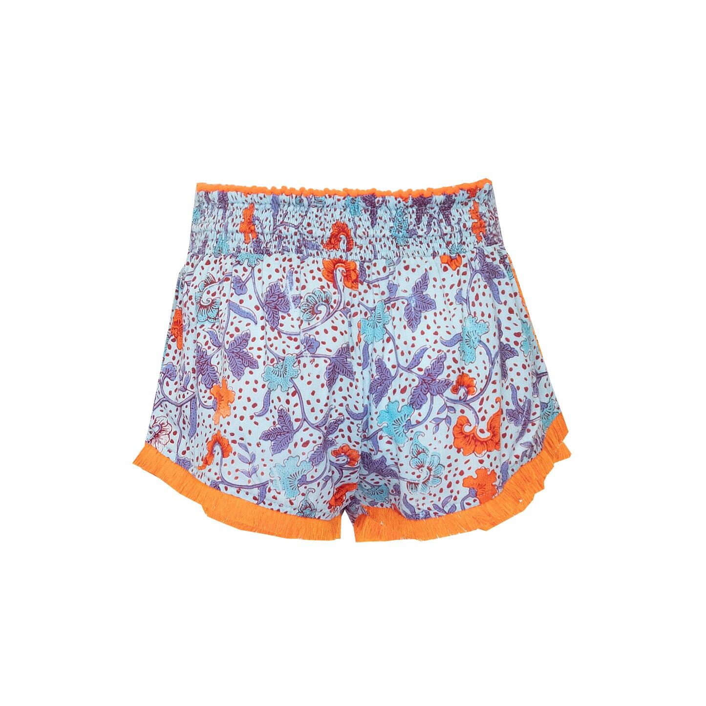 Load image into Gallery viewer, Lulu Boxer Short Kids Sky Blue Clary
