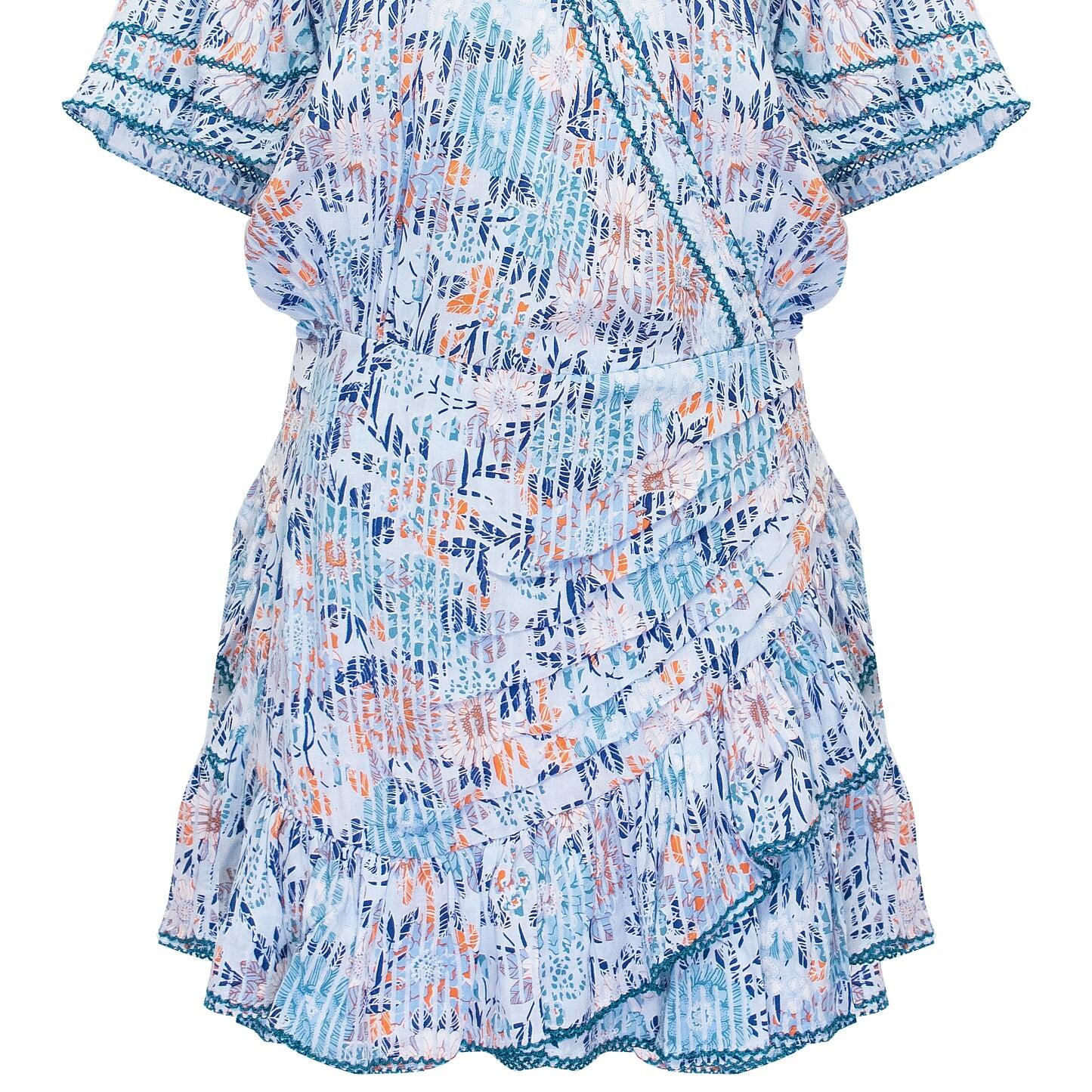 Mini Dress Mabelle Sky Blue Marigold - Dress