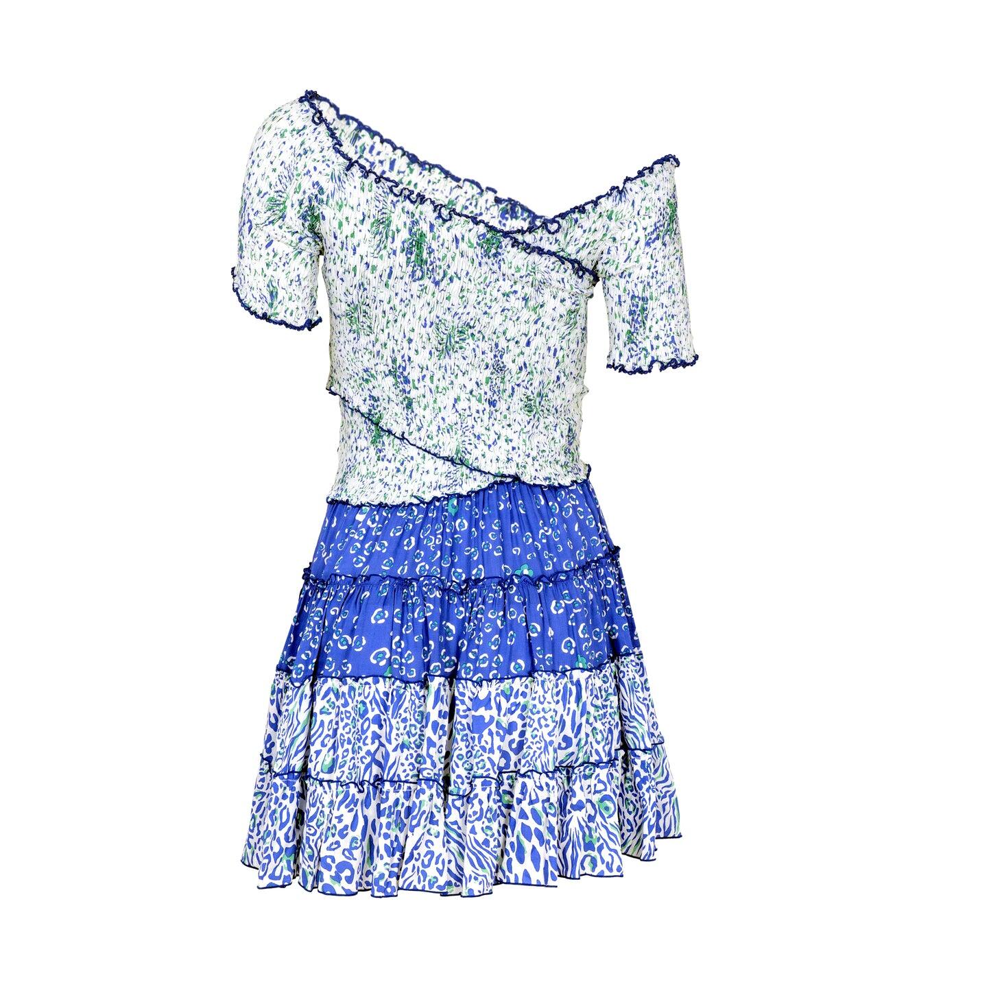 Mini Dress Soledad Blue St. Tropez Viscose - Dress