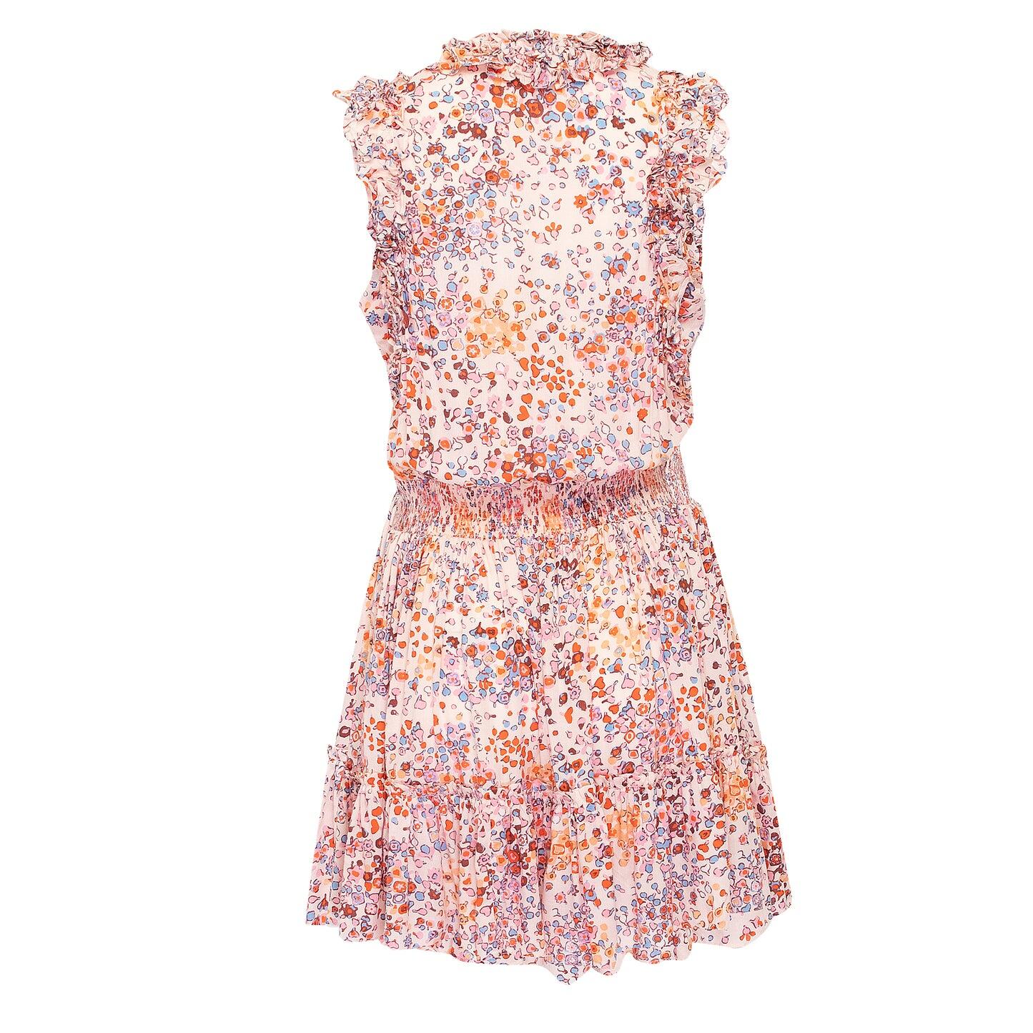 Mini Dress Triny Ruffled Pink Murrina - Dress