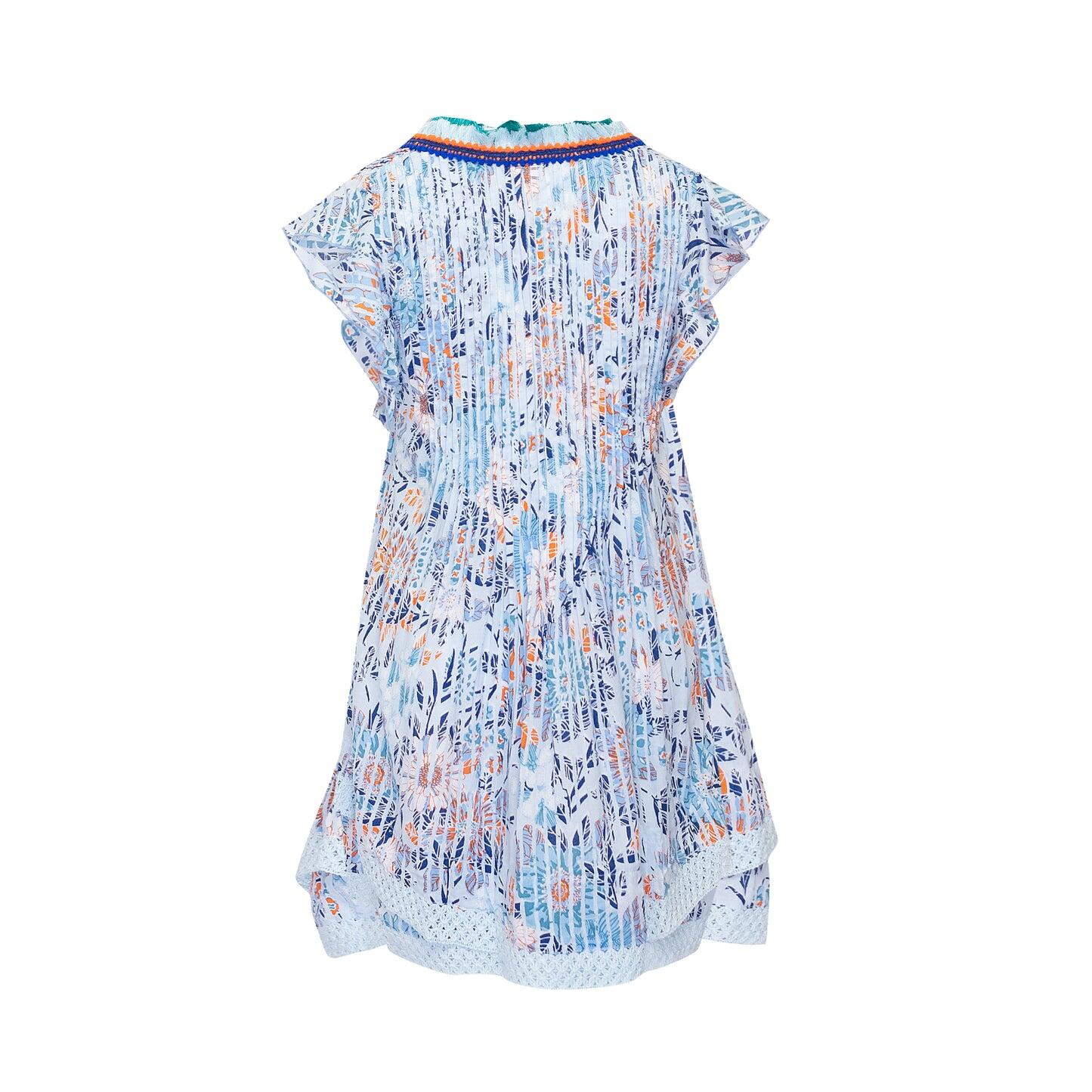 Sasha Mini Dress Kids Sky Blue Marigold - Dress