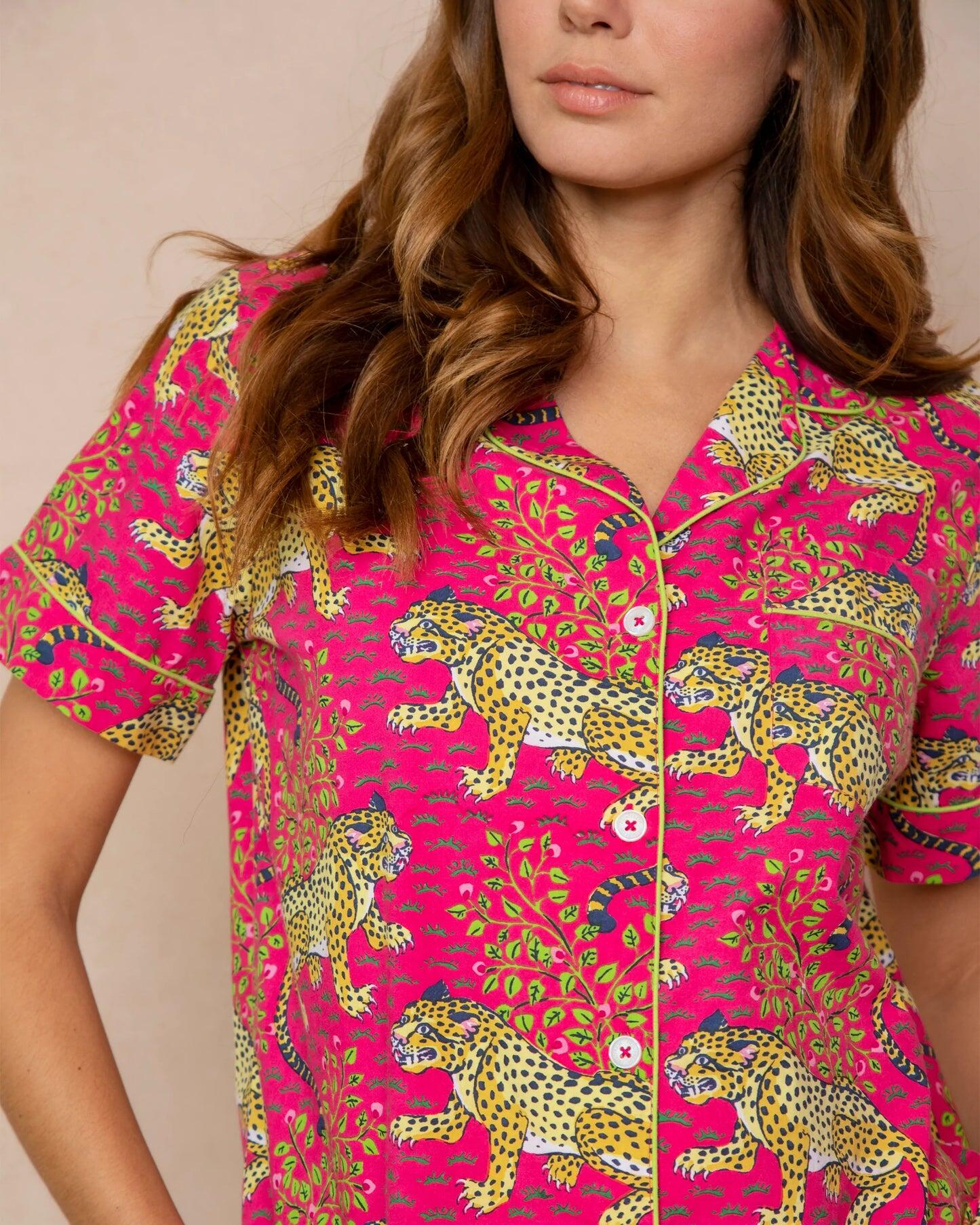 Bagheera Short Sleep Set Hot Pink - Pajama
