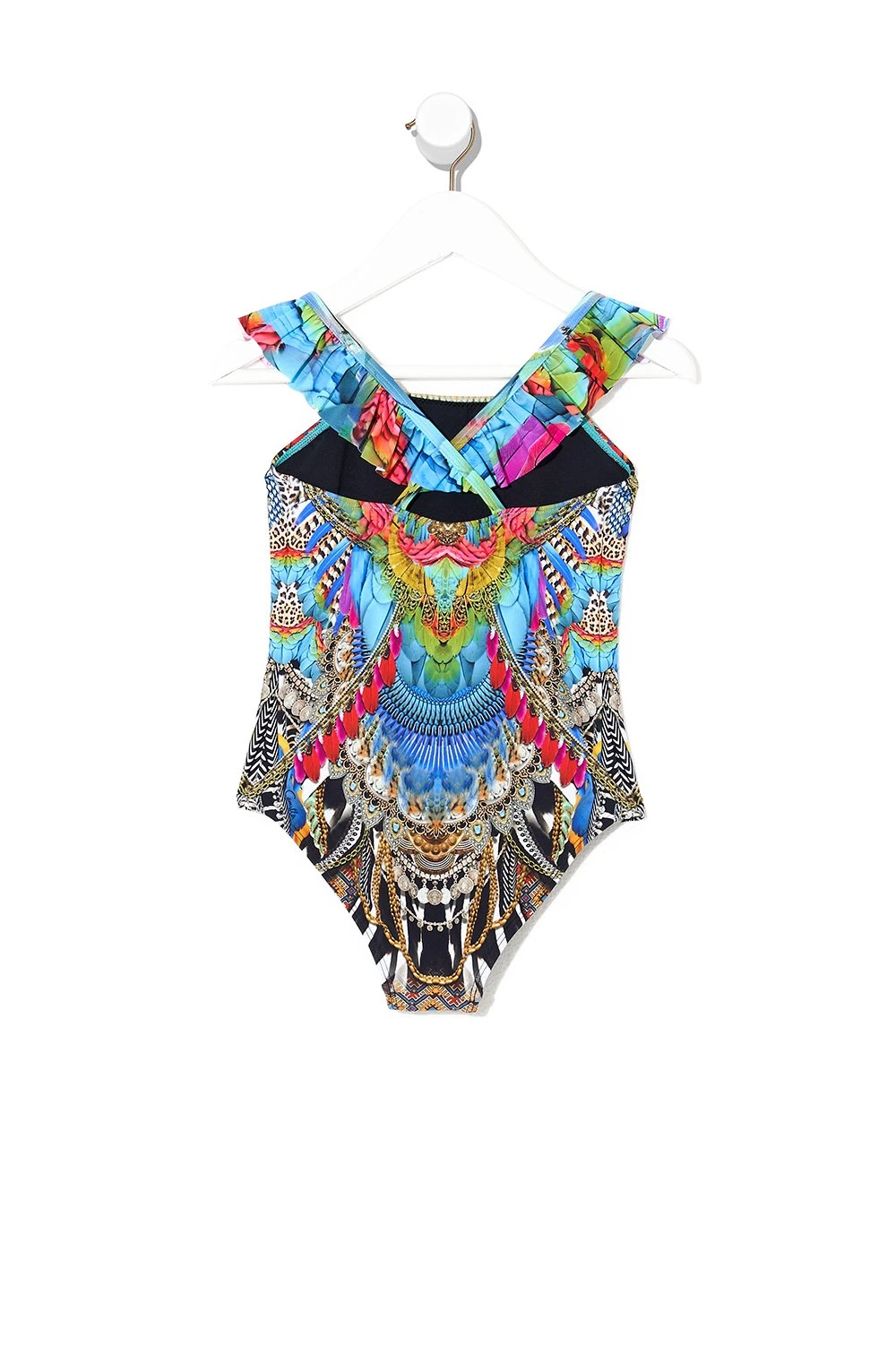 MulticoFull Coverage Swimsuit with Leopard Print