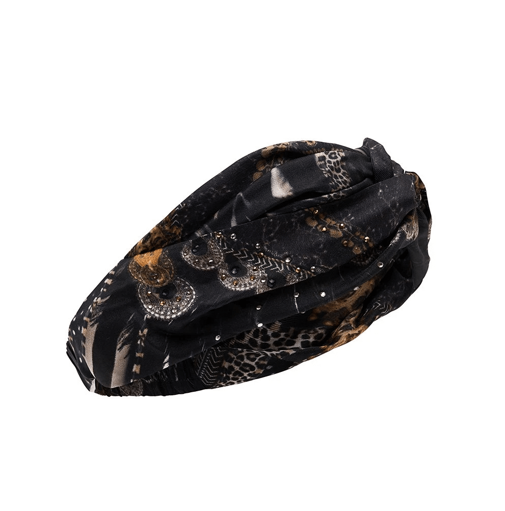 Twist Front Headband in Silk