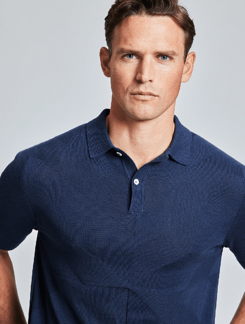 Mens navy polo shirts sale