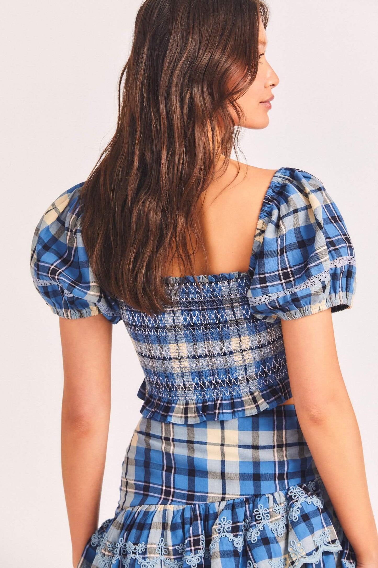 Hersh Crop Top Denim Skies - Top