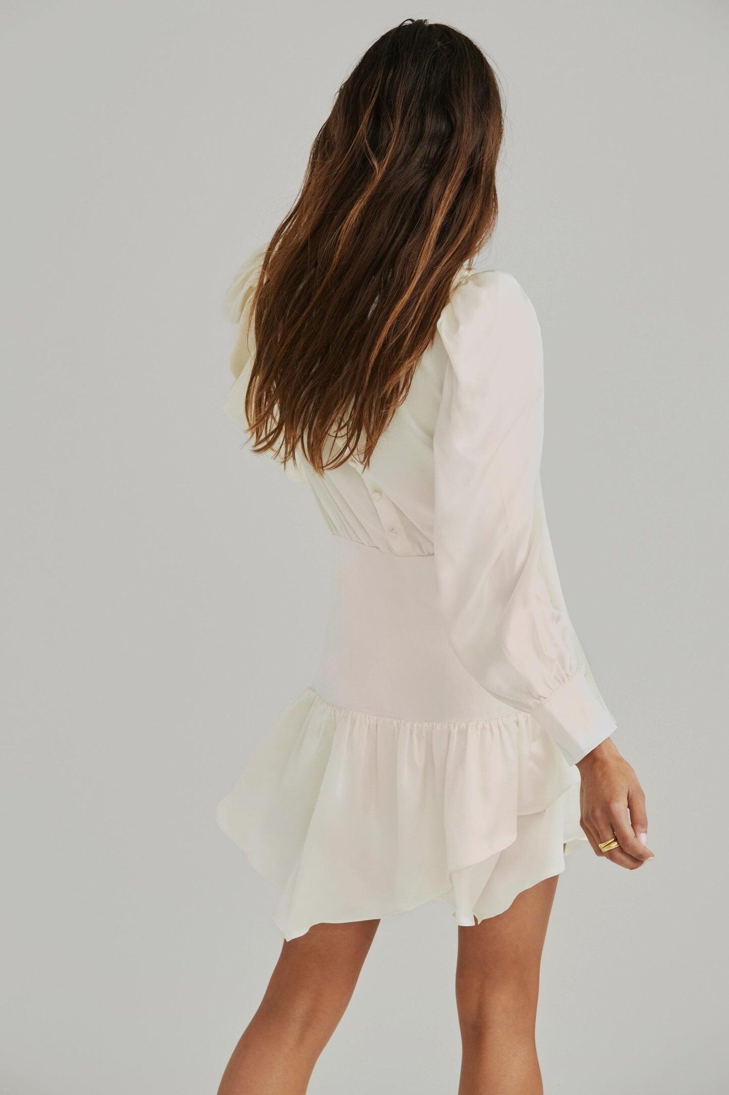 Load image into Gallery viewer, Teyana Dress Cream
