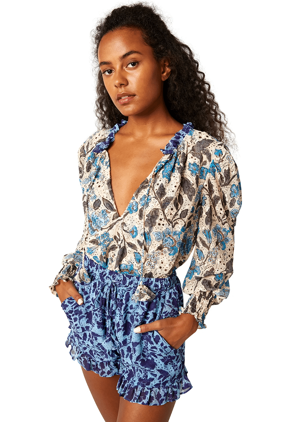Siena Top Jaipur Floral Mix - Top
