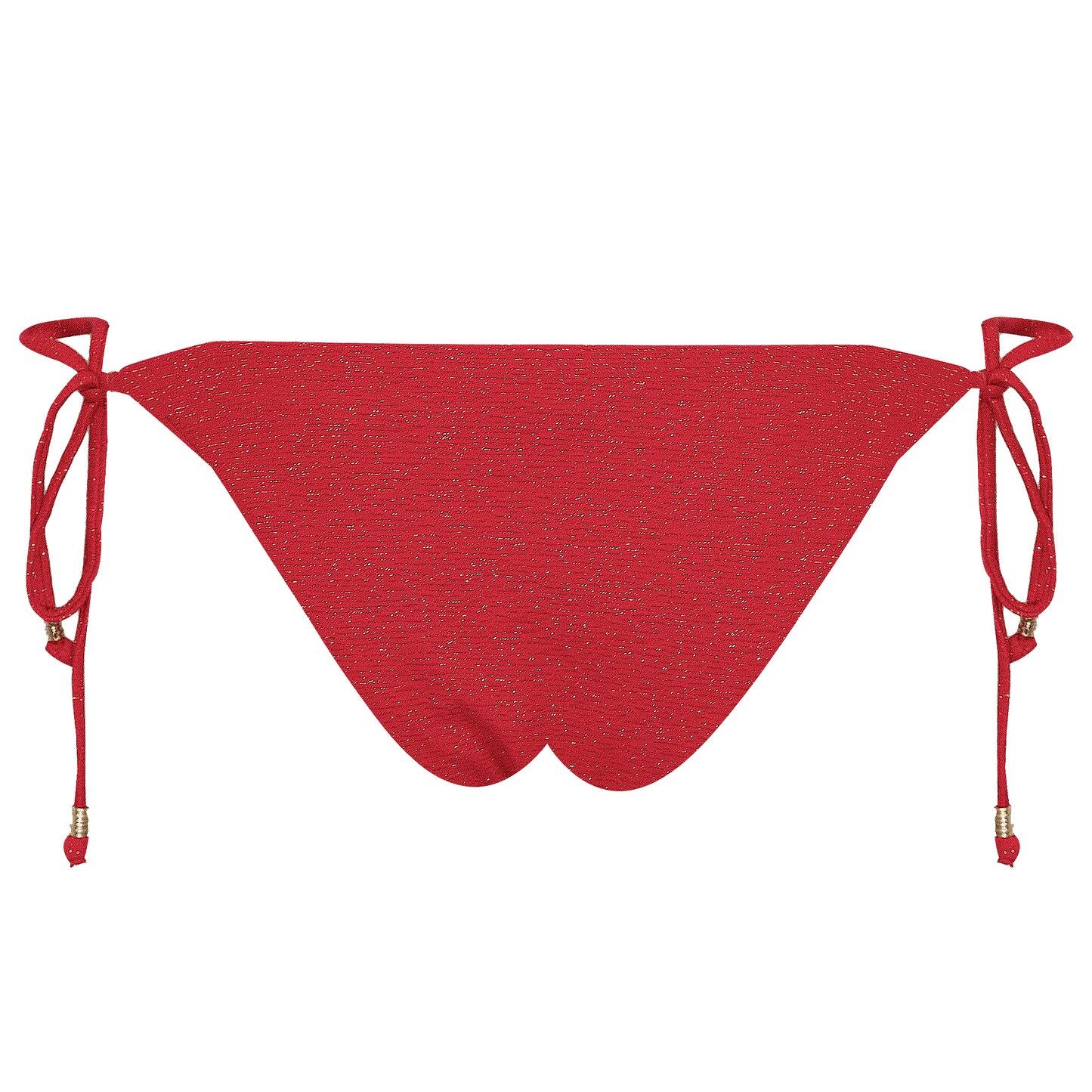 Load image into Gallery viewer, Twilight Seafolly Rio Tie Side Pant Chilli Red
