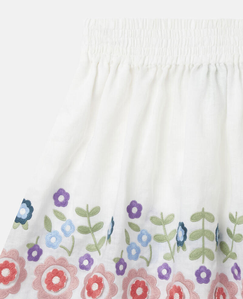 Load image into Gallery viewer, Floral Embroidered Mini Skirt
