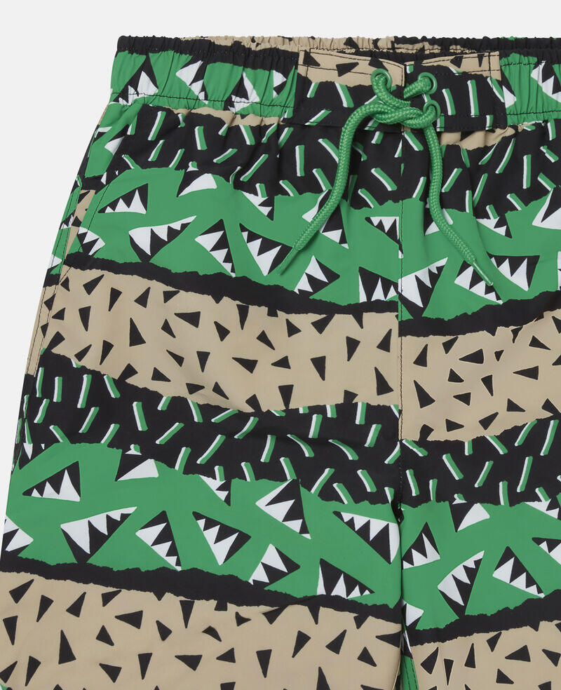 Kids Printed Swim Shorts in Tricolour