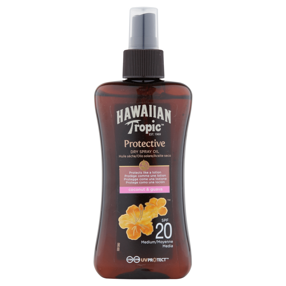 Load image into Gallery viewer, Tanning Oil Protective Coconut &amp;amp; Guava Pump Spray SPF20 200ml
