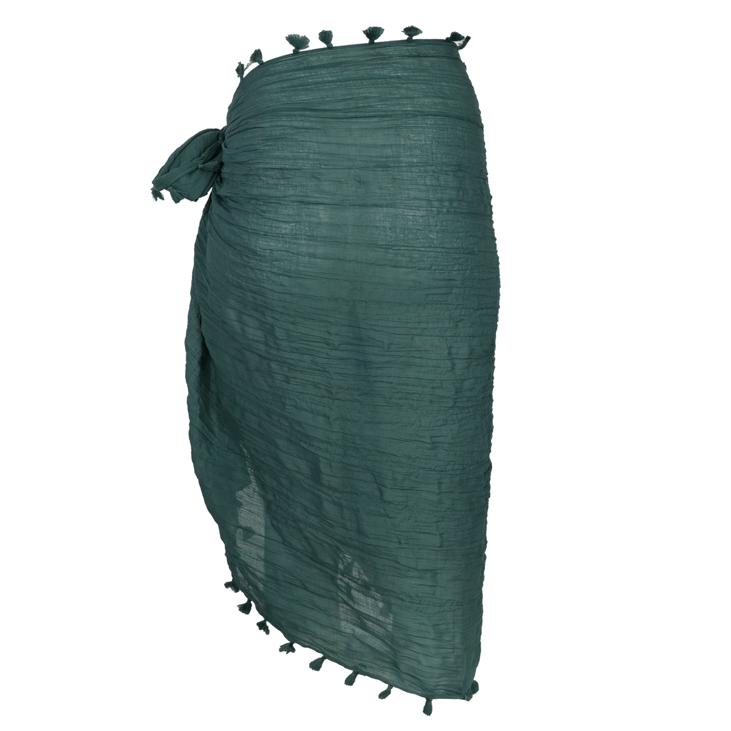 Beach Edit Cotton Gauze Sarong Evergreen - ONE SIZE - Sarong