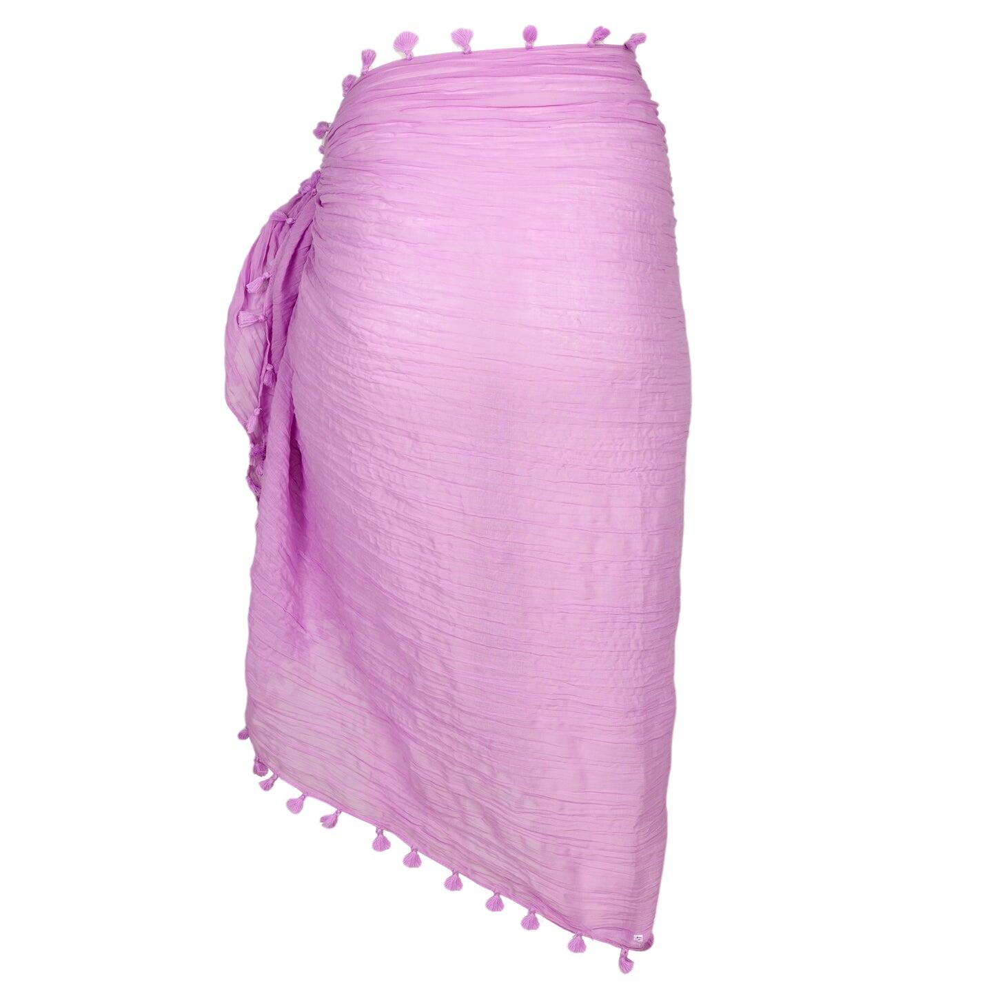 Beach Edit Cotton Gauze Sarong Wild Rose - ONE SIZE - Sarong