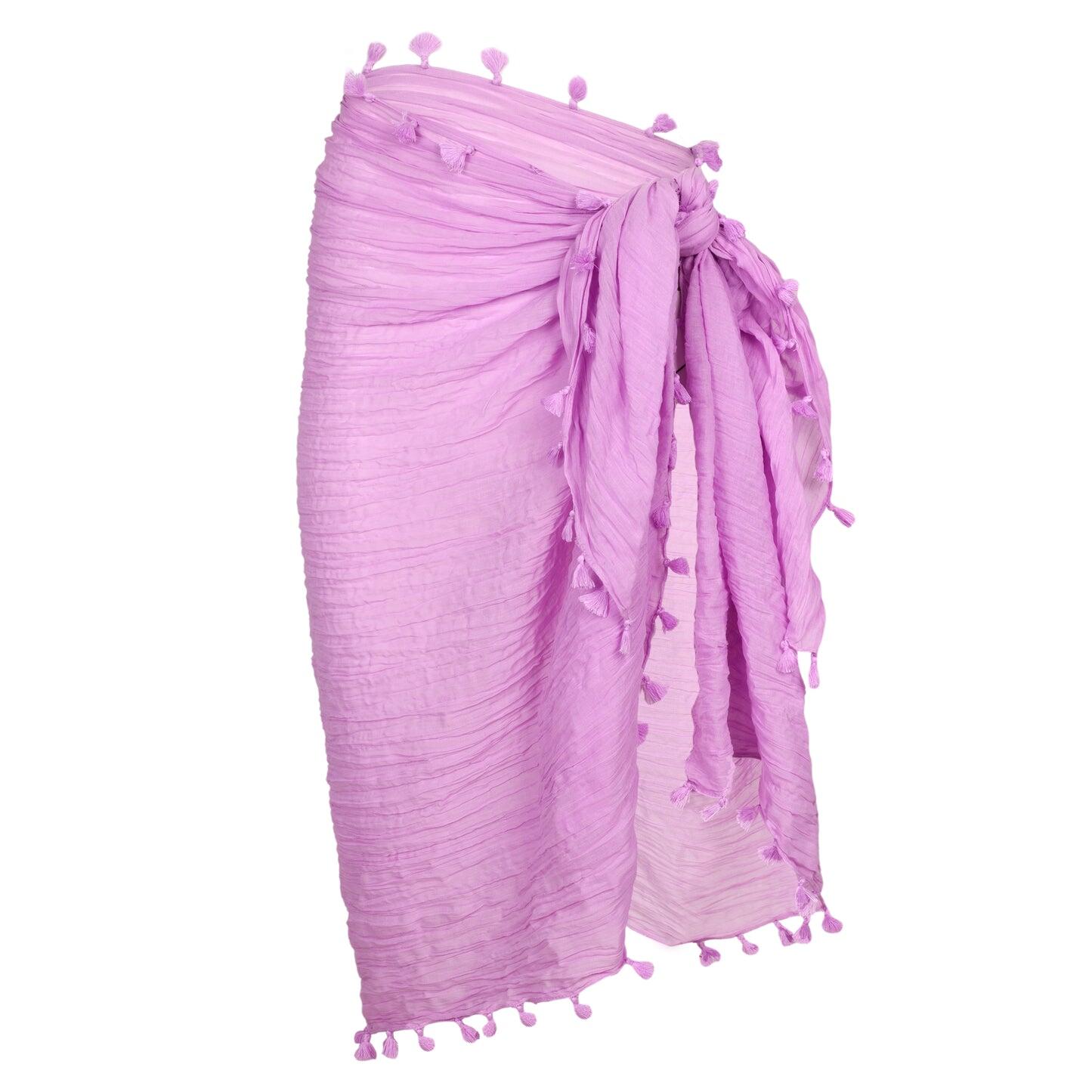Beach Edit Cotton Gauze Sarong Wild Rose - ONE SIZE - Sarong