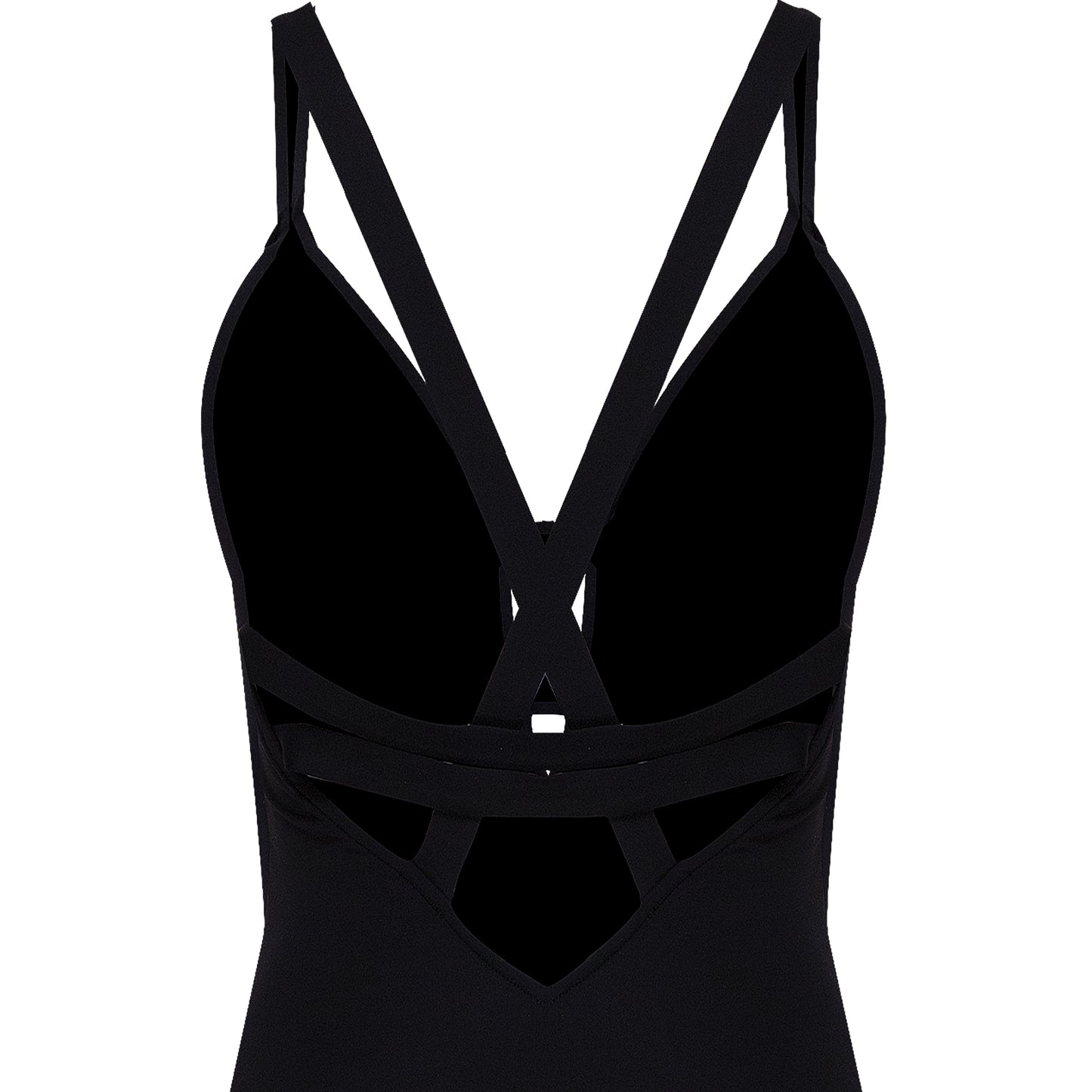 Black Active Long Fit Maillot