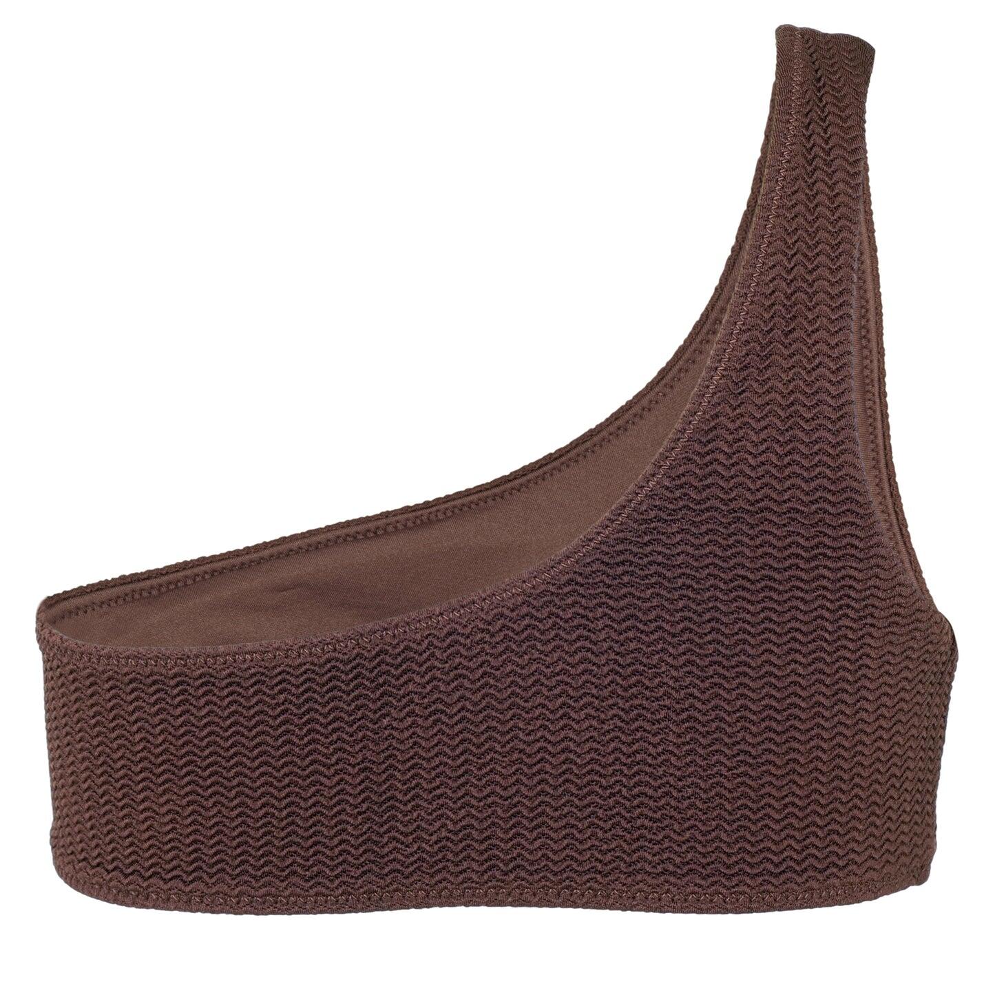Sea Dive One Shoulder Top Tiramisu - Bikini Top