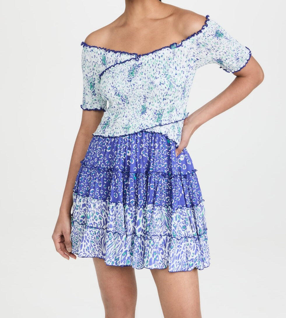 Mini Dress Soledad Blue St. Tropez Viscose - Dress
