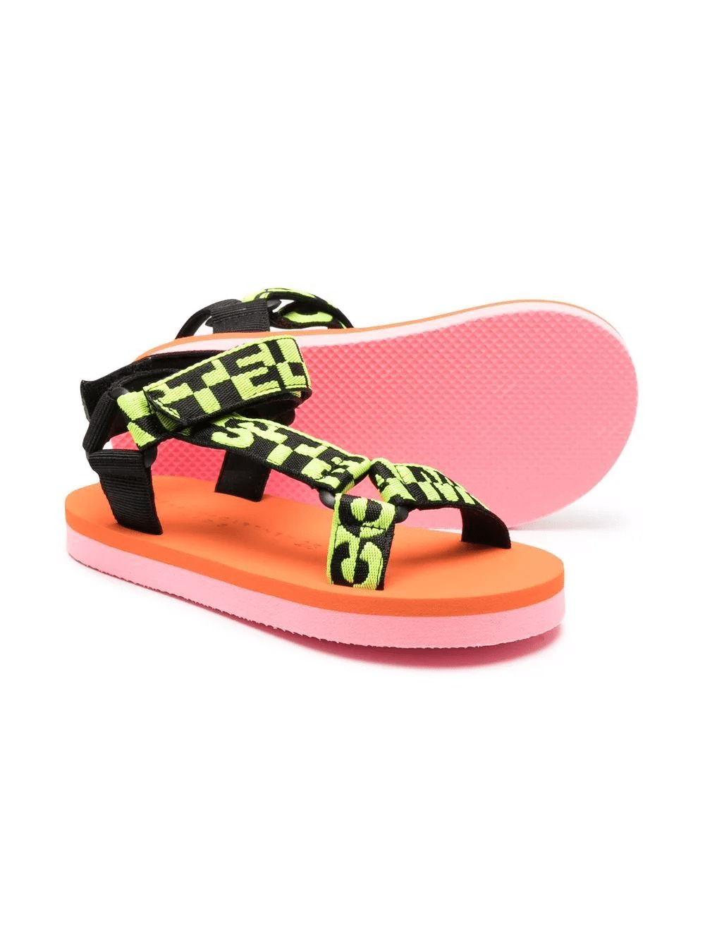 Kids Pink and Orange Sandals