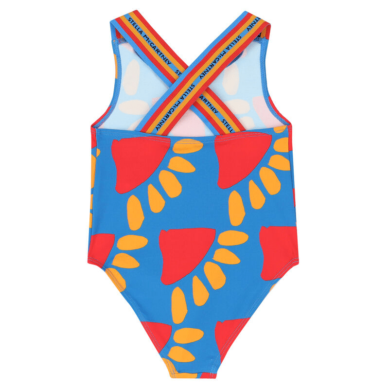 Kids Cross Back One Piece Swimsuit