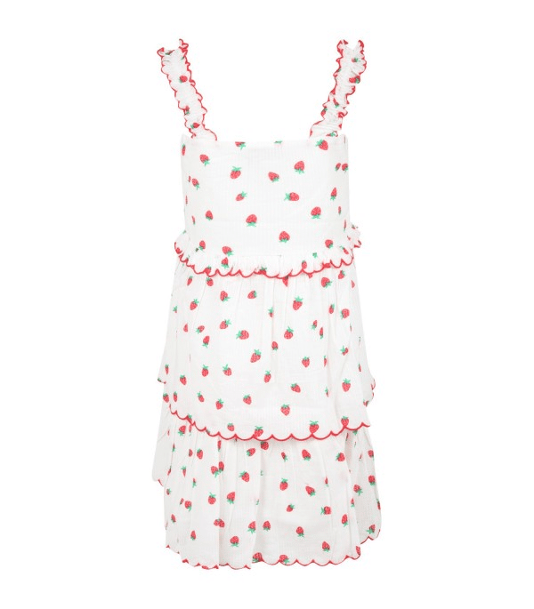 Girls Strawberry Print Dress