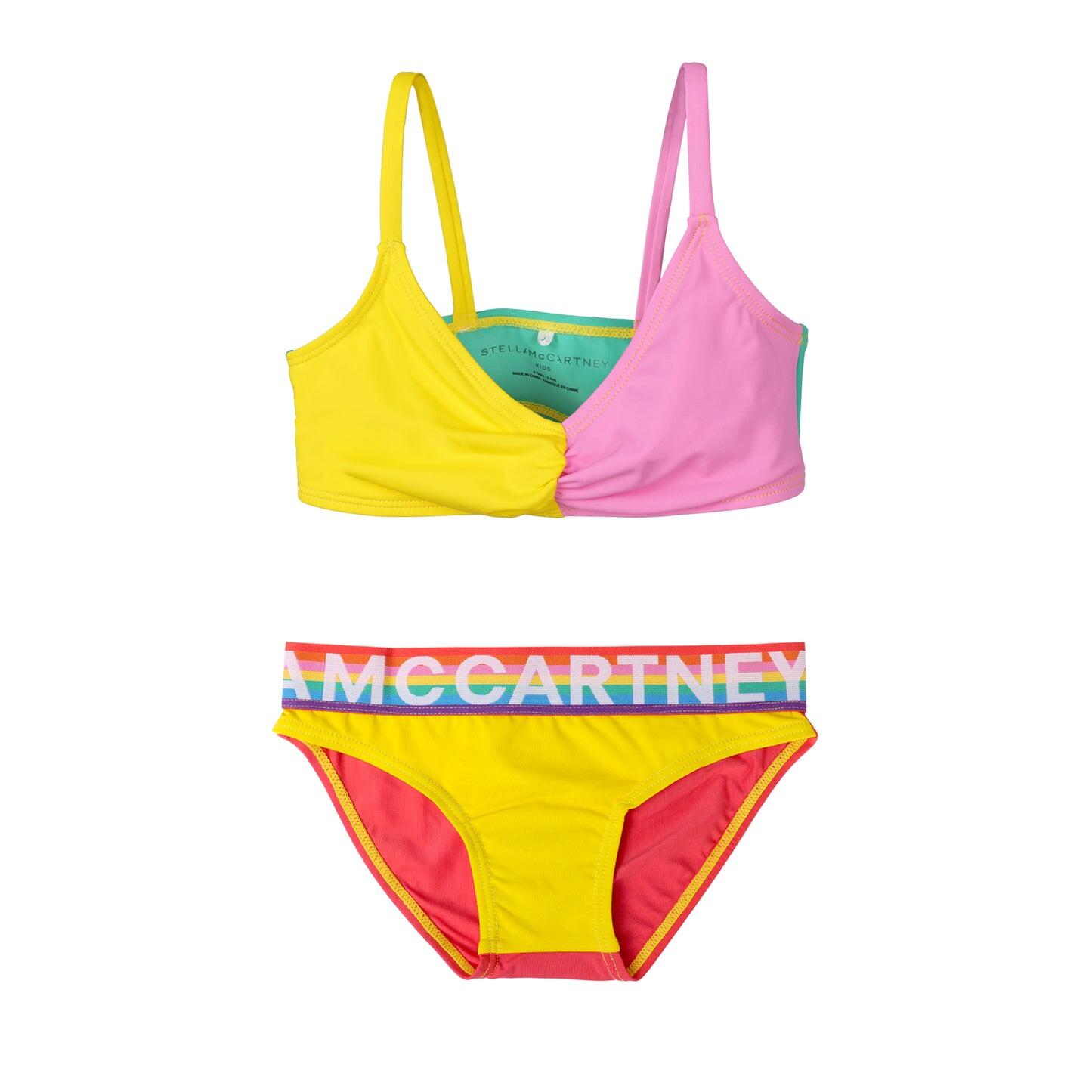 Girls Colour Block Bikini