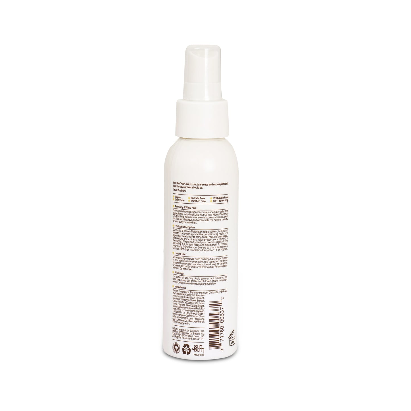 Sun Bum Curls and Waves Detangler - Hair Accessories