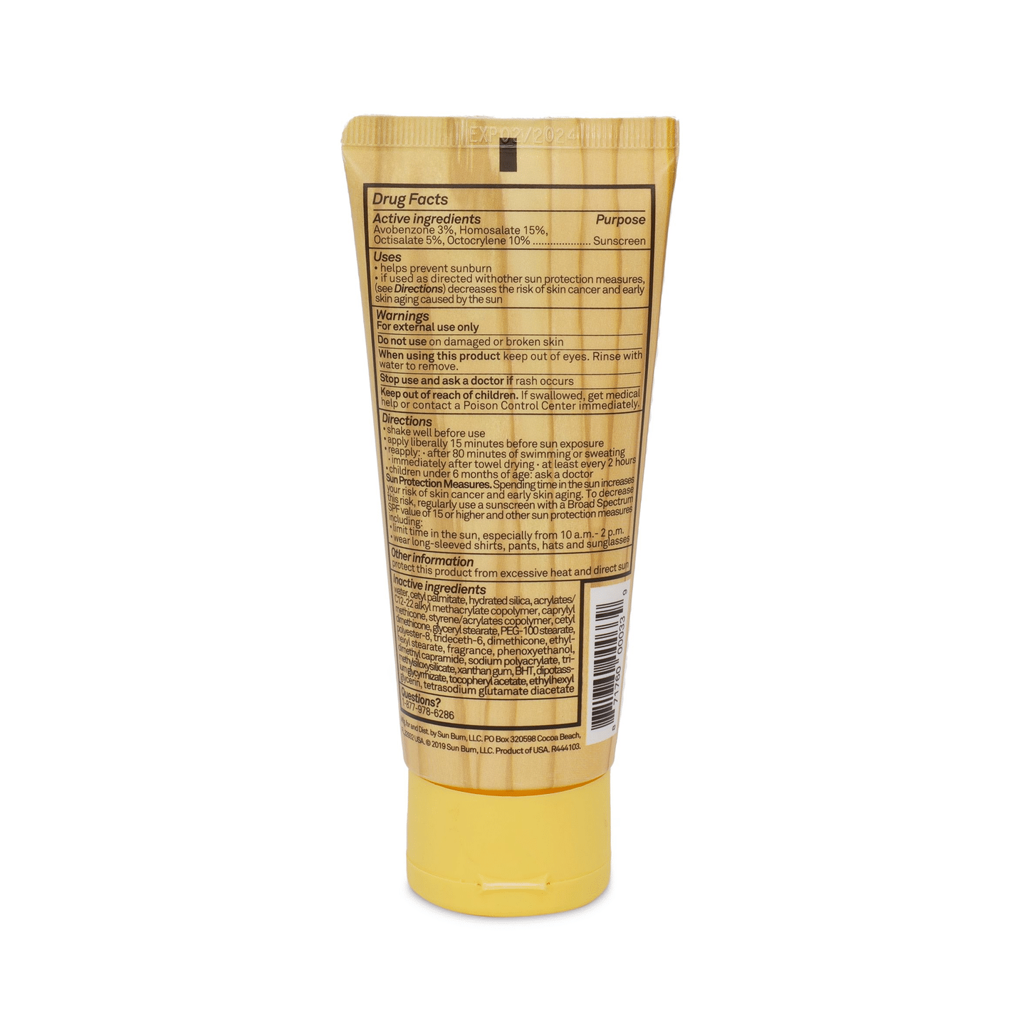 Sun Bum Original Sunscreen Lotion SPF70 3oz - Sun Cream