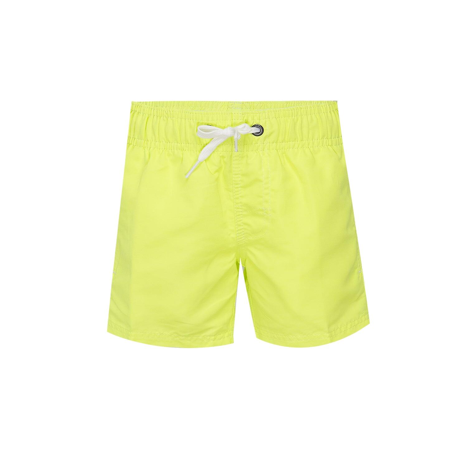 Neon Green Swim Shorts for Boys