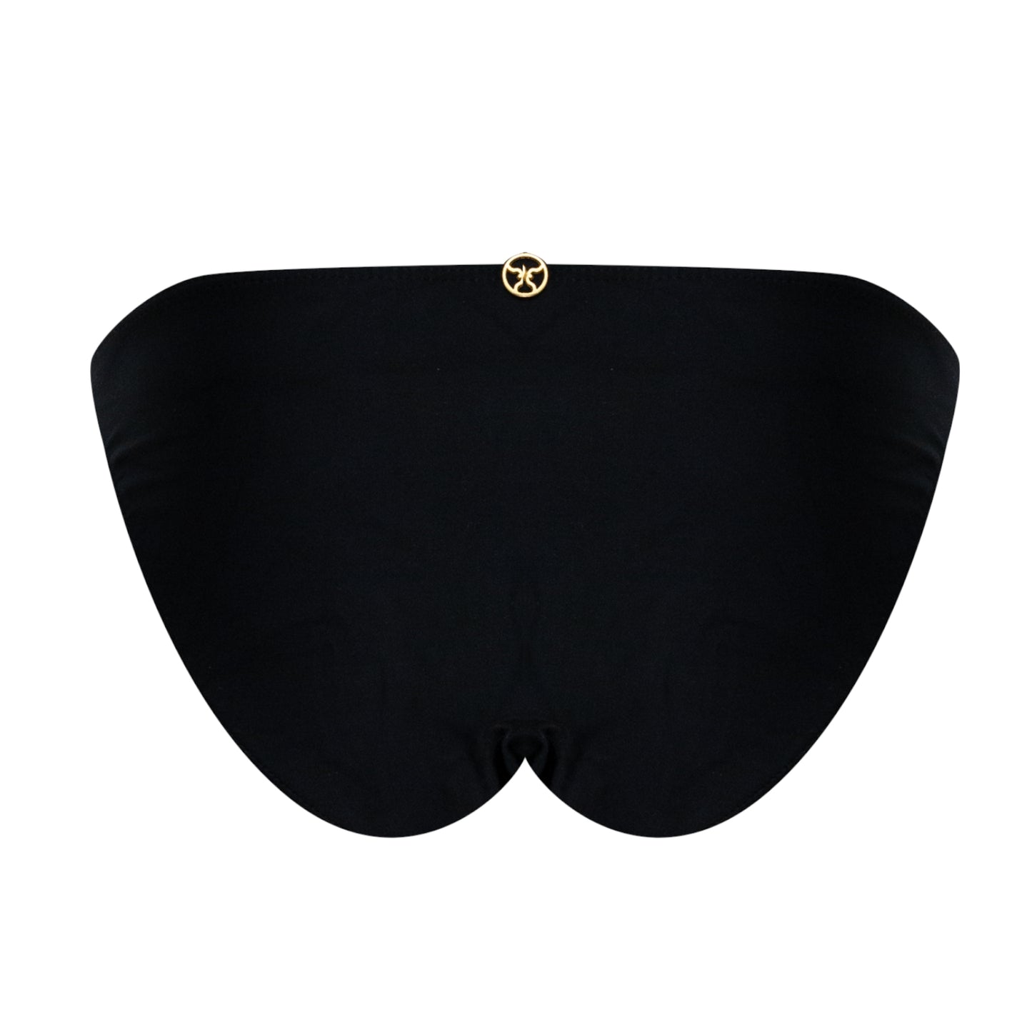 Solid Basic Full Black - Bikini Bottom