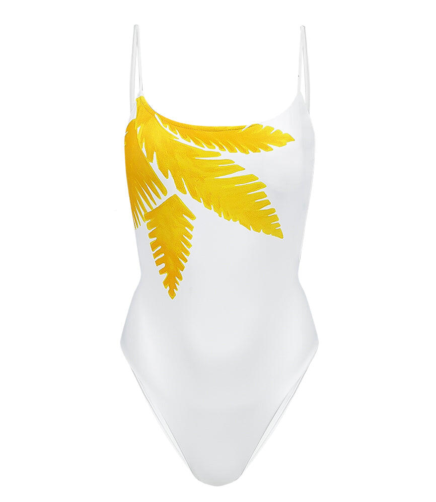 Tamarindo Rosie Brazilian Cut One Piece White - One Piece
